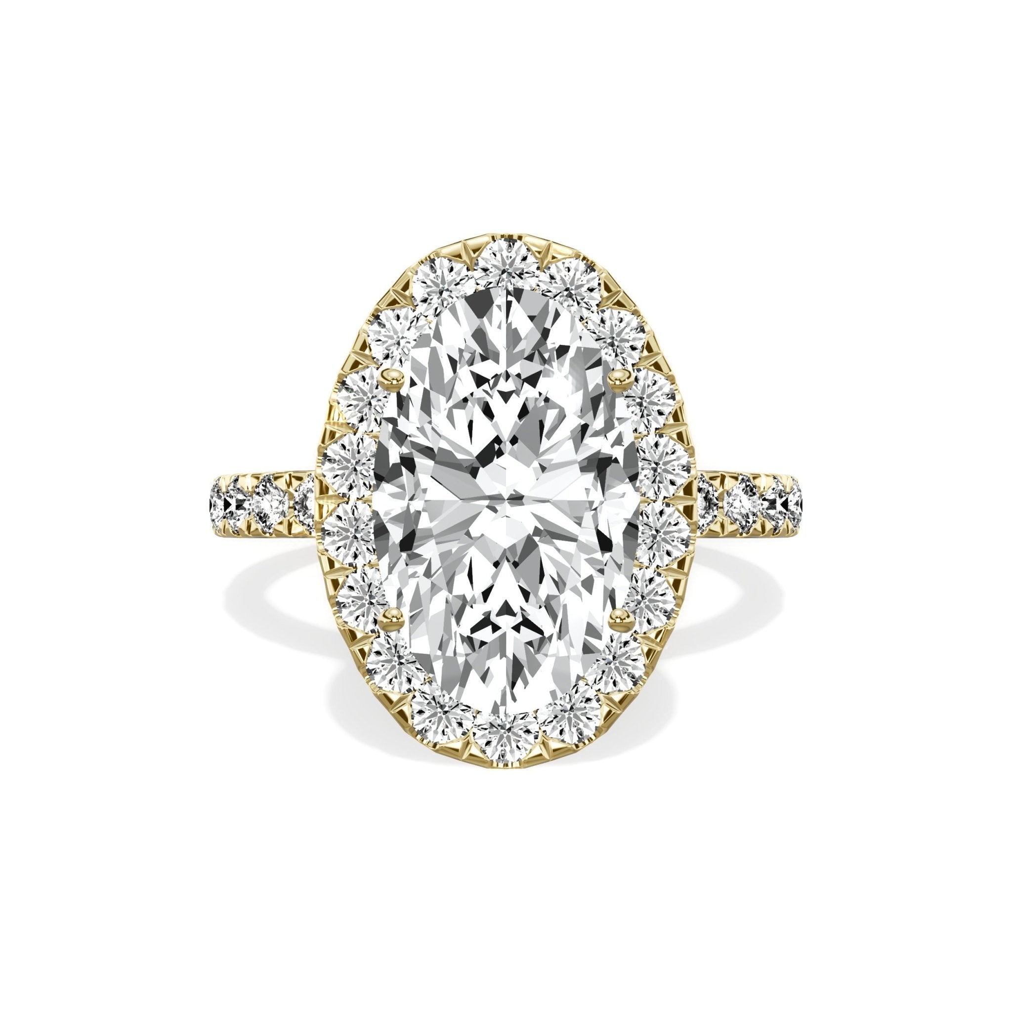Romantic Halo Engagement Ring - The Better Diamonds