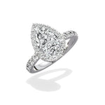 Romantic Halo Engagement Ring - The Better Diamonds