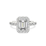 Romantic Halo Engagement Ring - The Better Diamonds