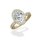 Romantic Halo Engagement Ring - The Better Diamonds