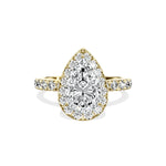 Romantic Halo Engagement Ring - The Better Diamonds