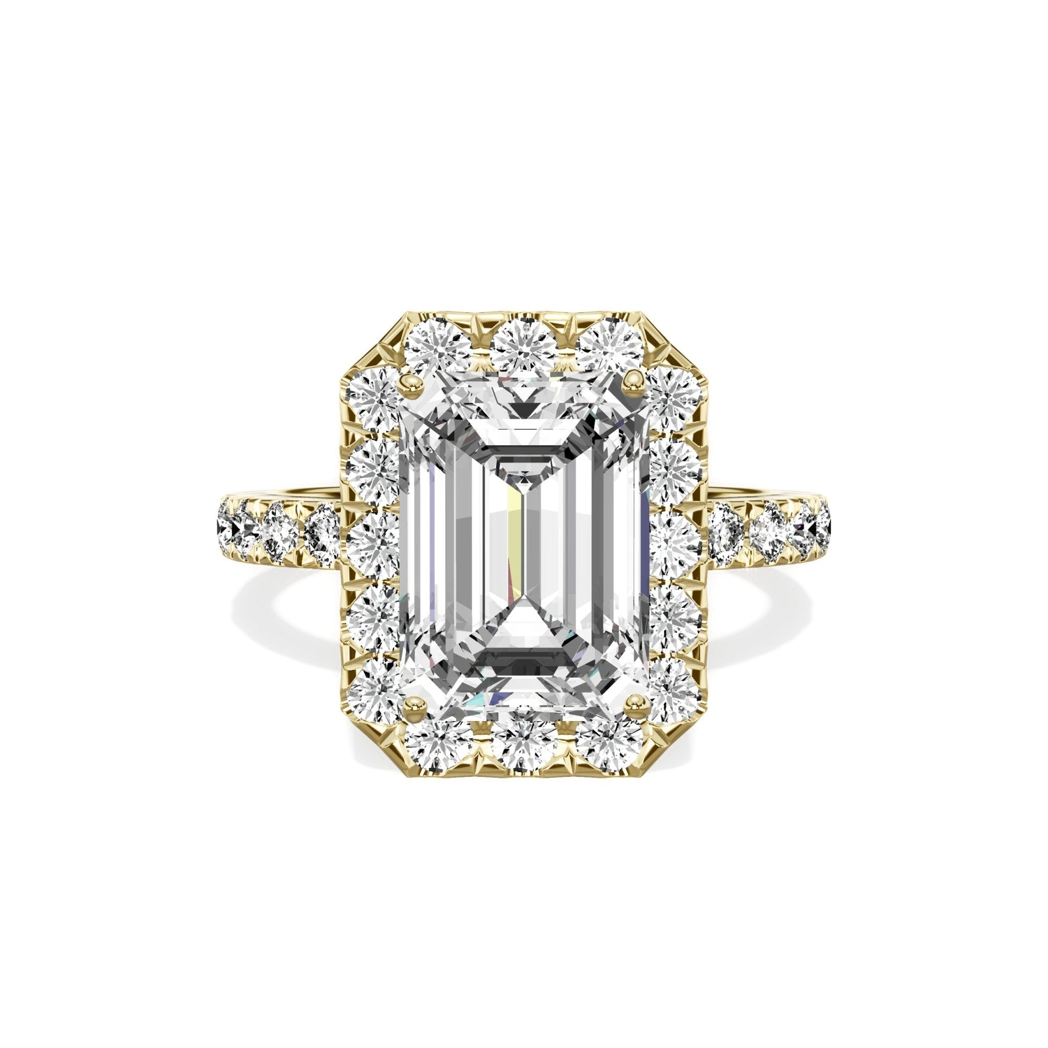 Romantic Halo Engagement Ring - The Better Diamonds