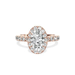 Romantic Halo Engagement Ring - The Better Diamonds