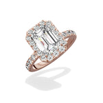 Romantic Halo Engagement Ring - The Better Diamonds