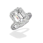 Romantic Halo Engagement Ring - The Better Diamonds