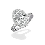 Romantic Halo Engagement Ring - The Better Diamonds