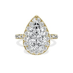 Romantic Halo Engagement Ring - The Better Diamonds