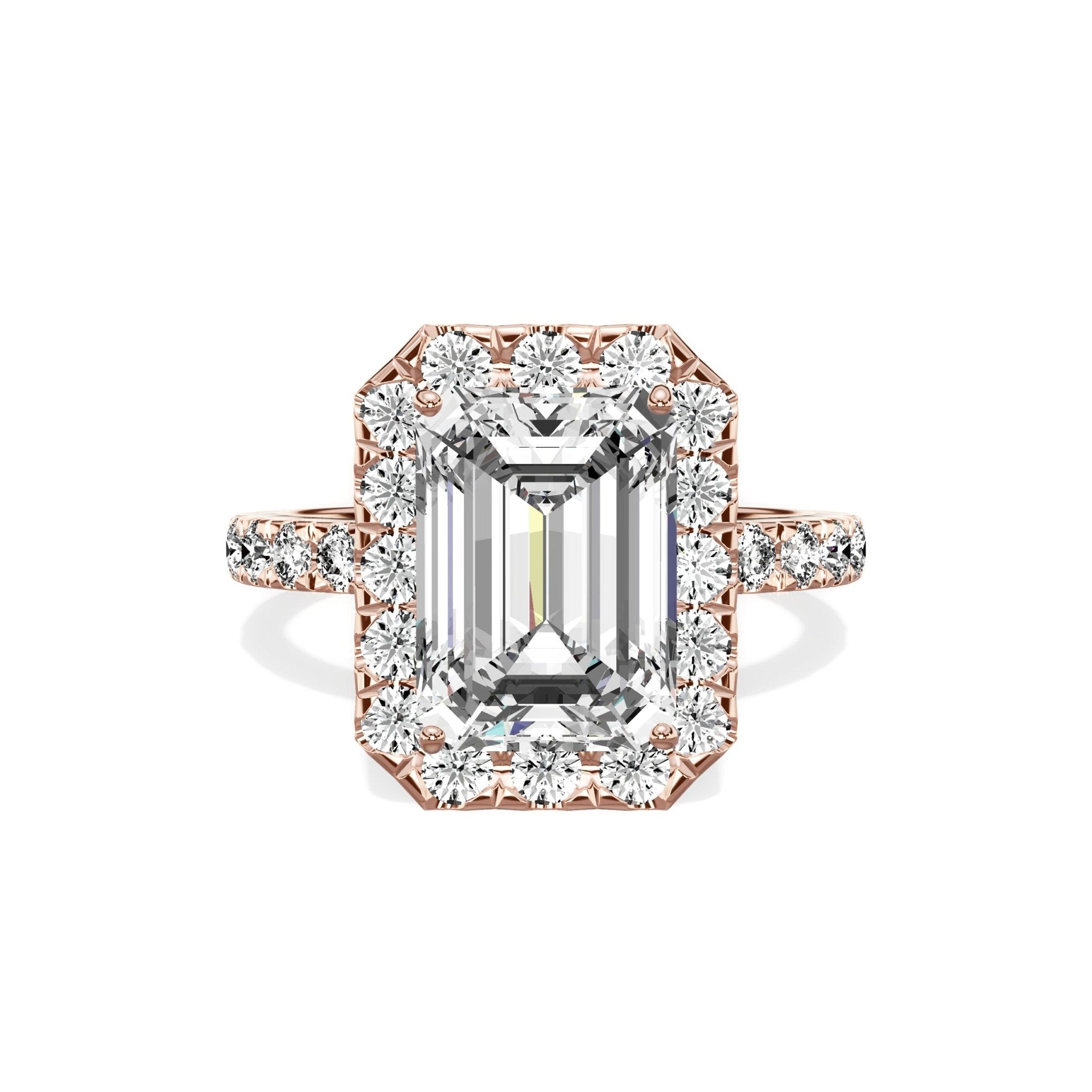 Romantic Halo Engagement Ring - The Better Diamonds