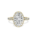 Romantic Halo Engagement Ring - The Better Diamonds