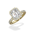 Romantic Halo Engagement Ring - The Better Diamonds