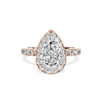 Romantic Halo Engagement Ring - The Better Diamonds