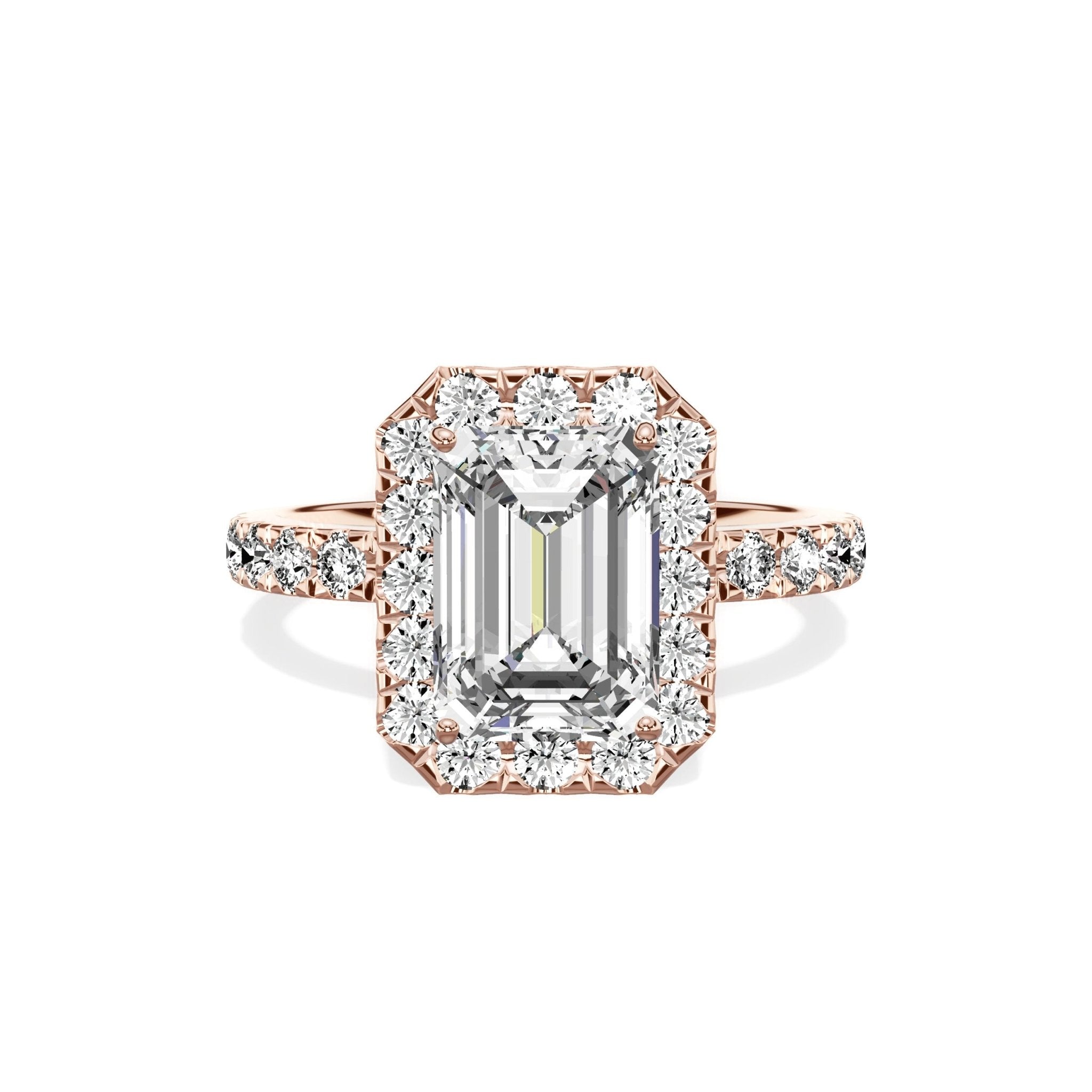 Romantic Halo Engagement Ring - The Better Diamonds