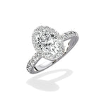 Romantic Halo Engagement Ring - The Better Diamonds