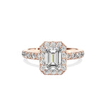 Romantic Halo Engagement Ring - The Better Diamonds