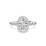 Romantic Halo Engagement Ring - The Better Diamonds