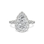 Romantic Halo Engagement Ring - The Better Diamonds