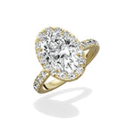 Romantic Halo Engagement Ring - The Better Diamonds