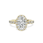 Romantic Halo Engagement Ring - The Better Diamonds