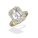 Romantic Halo Engagement Ring - The Better Diamonds