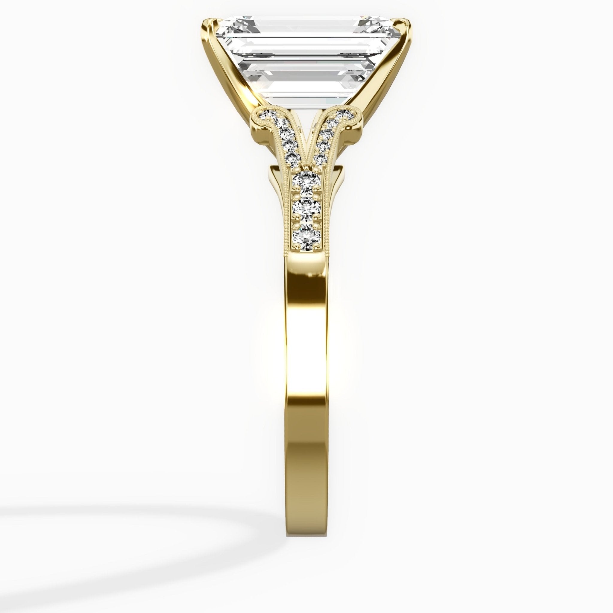 Romantic Vintage Style Engagement Ring - The Better Diamonds