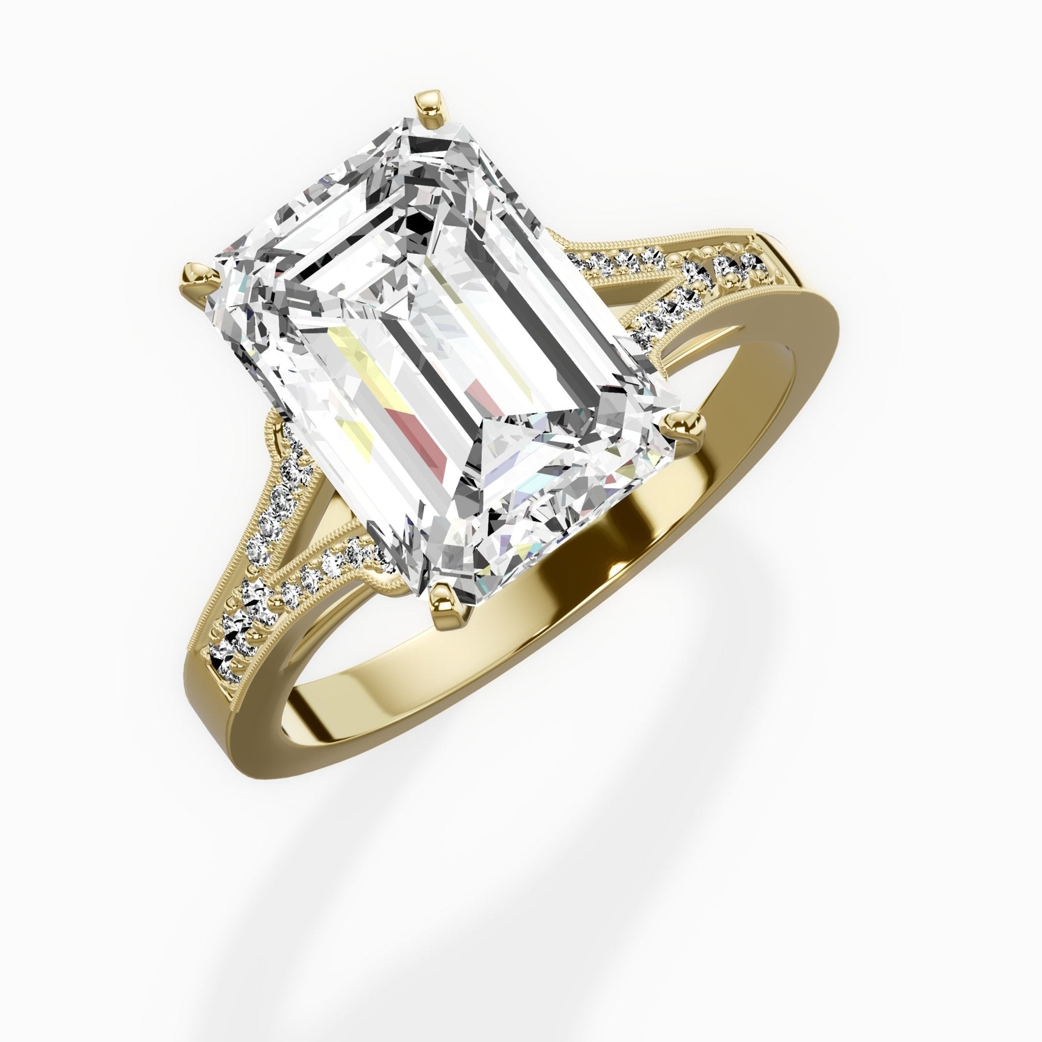Romantic Vintage Style Engagement Ring - The Better Diamonds