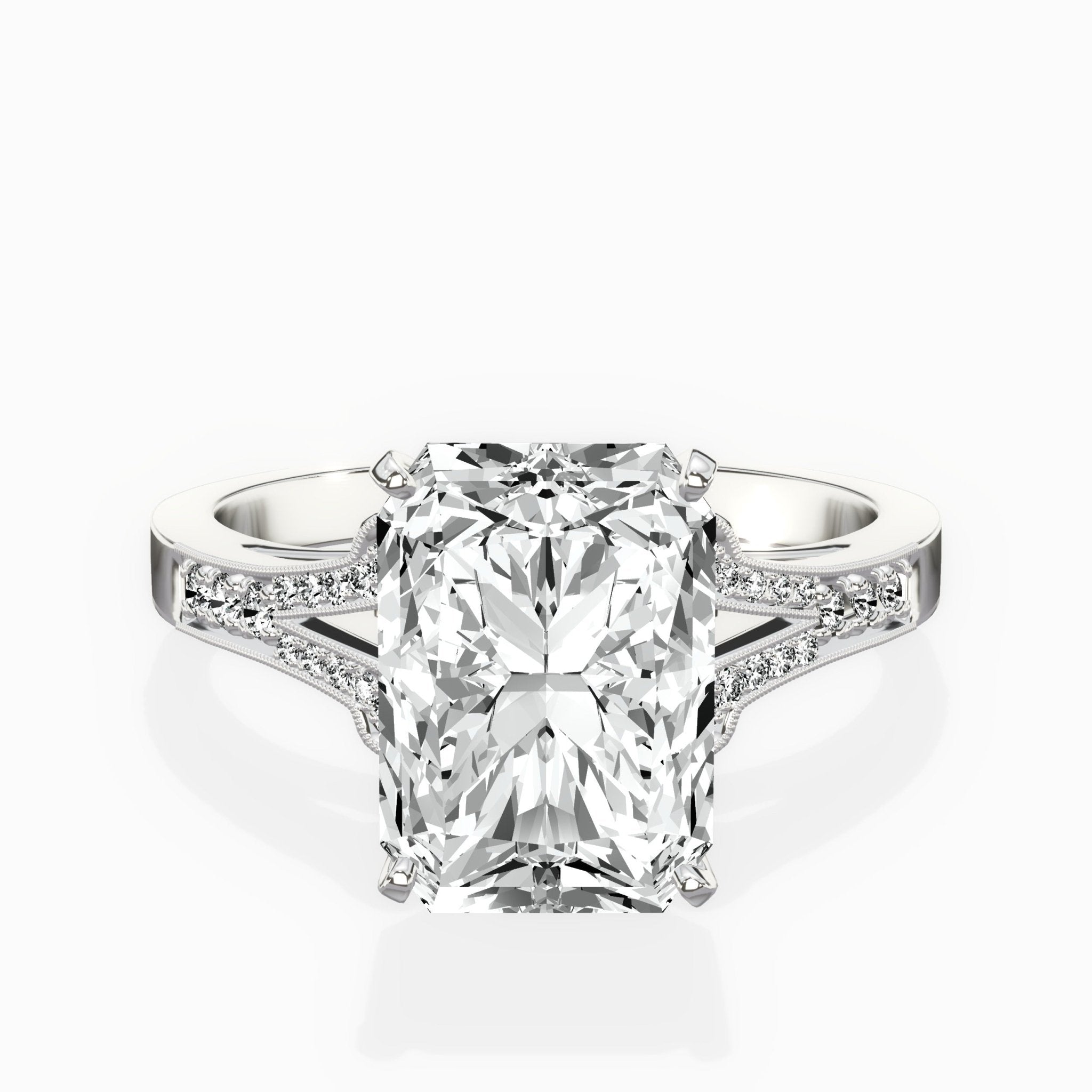 Romantic Vintage Style Engagement Ring - The Better Diamonds
