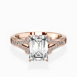 Romantic Vintage Style Engagement Ring - The Better Diamonds