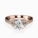 Romantic Vintage Style Engagement Ring - The Better Diamonds