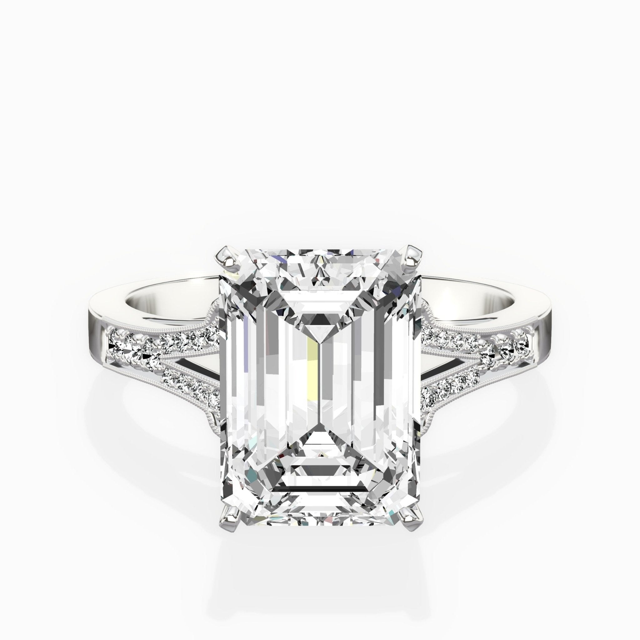 Romantic Vintage Style Engagement Ring - The Better Diamonds