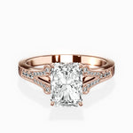 Romantic Vintage Style Engagement Ring - The Better Diamonds