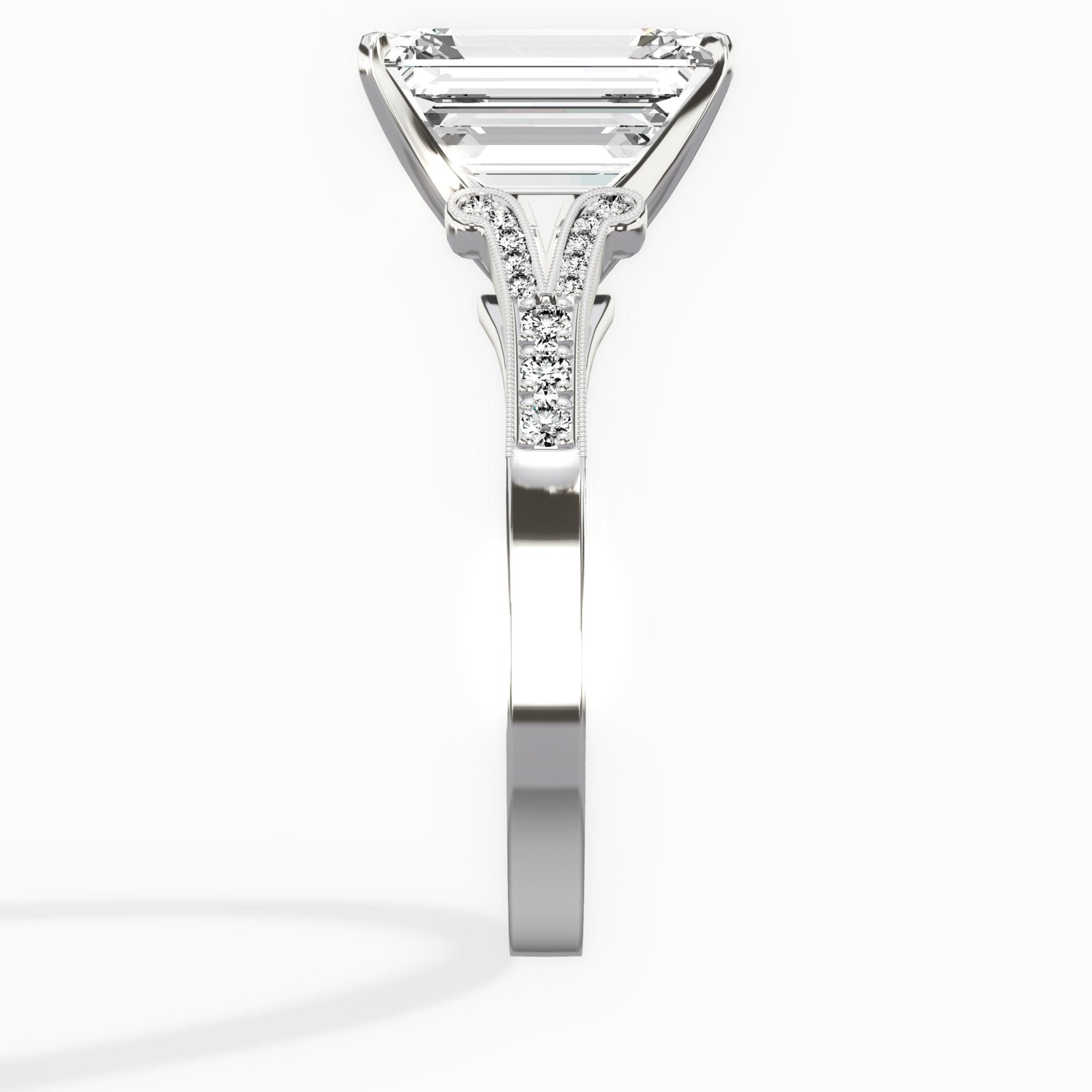 Romantic Vintage Style Engagement Ring - The Better Diamonds