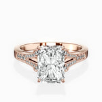 Romantic Vintage Style Engagement Ring - The Better Diamonds