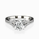 Romantic Vintage Style Engagement Ring - The Better Diamonds
