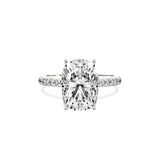 Rose Hidden Halo Engagement Ring - The Better Diamonds