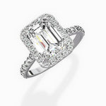 Secret Diamond Halo Engagement Ring - The Better Diamonds