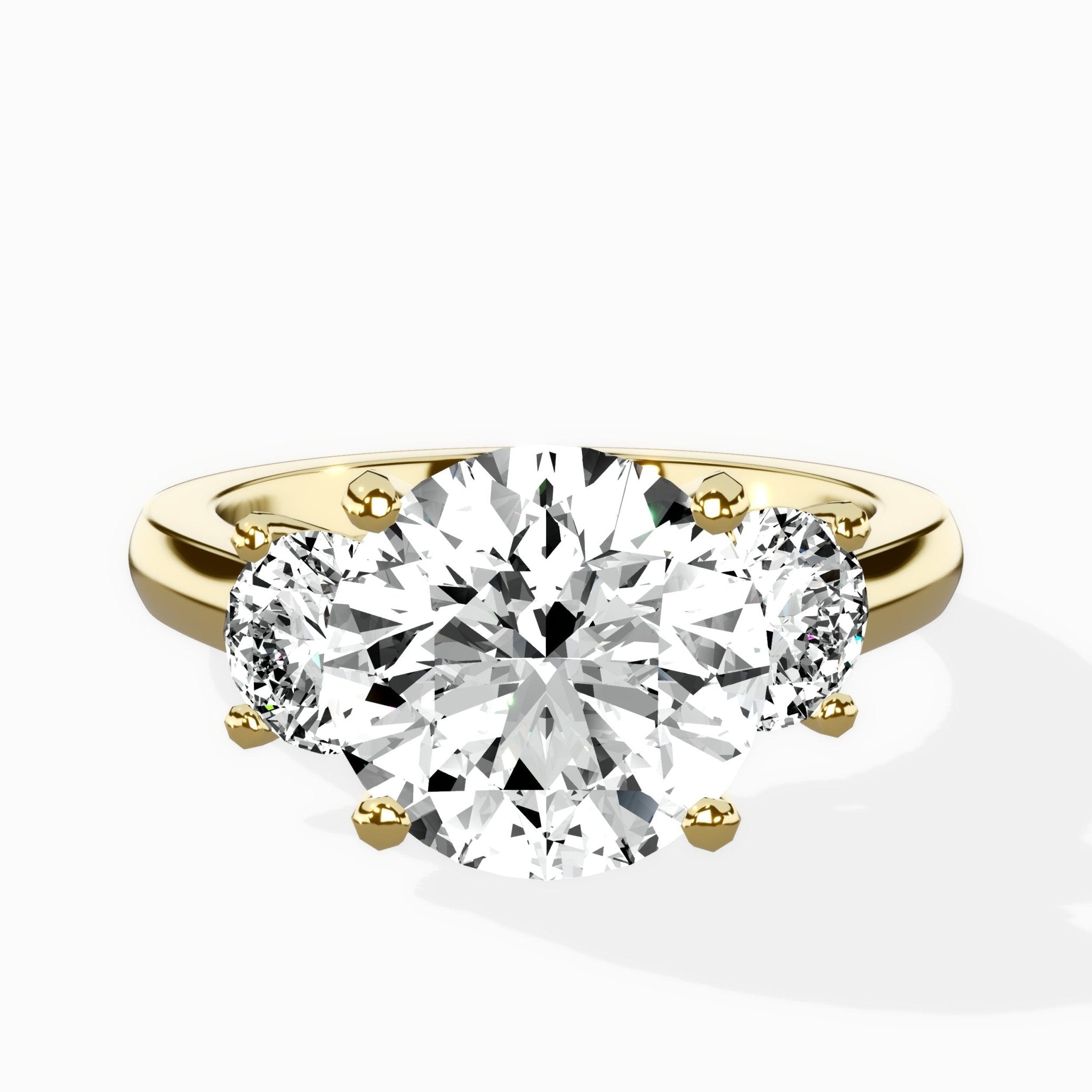 Signature Three Stone Engagement Ring - The Better Diamonds