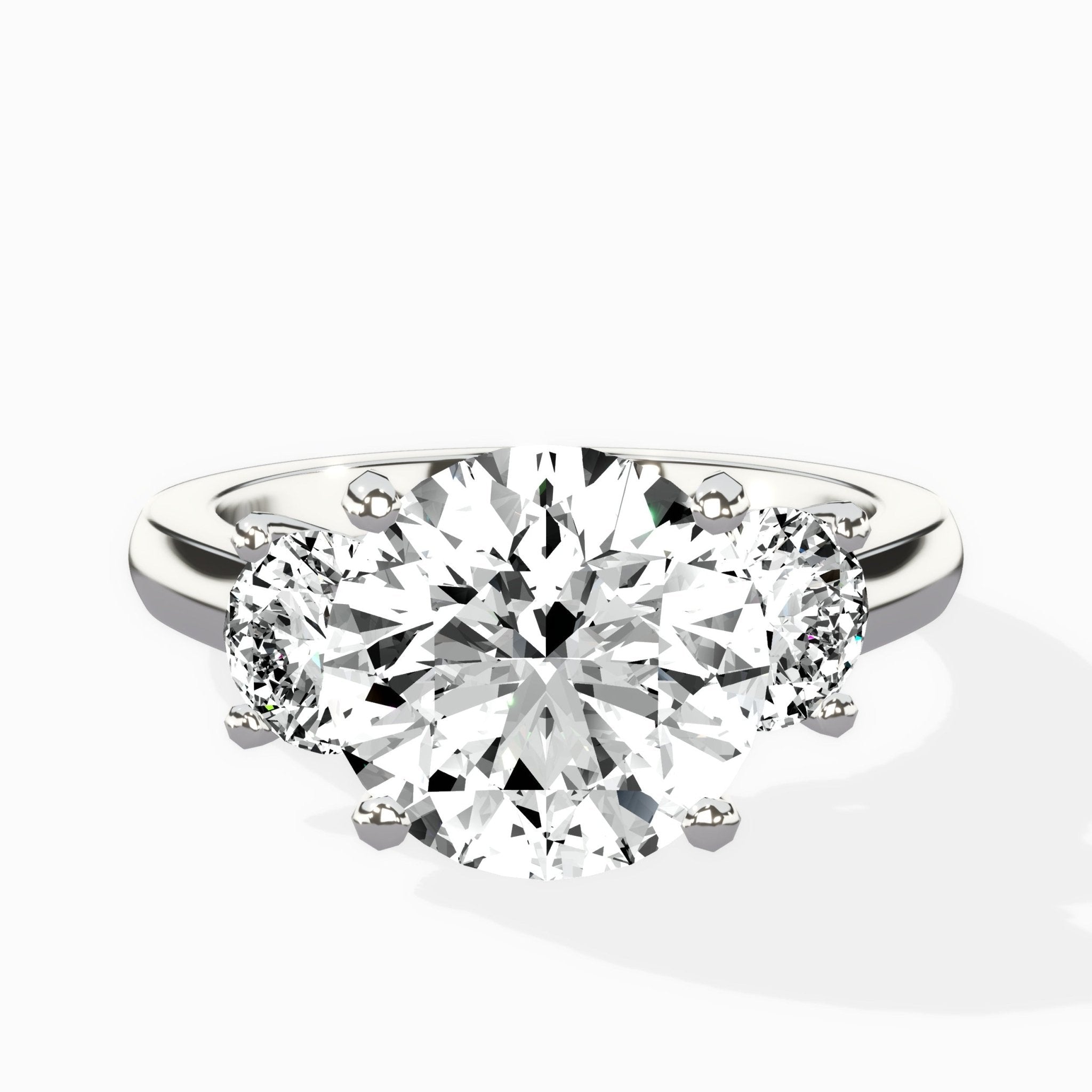 Signature Three Stone Engagement Ring - The Better Diamonds