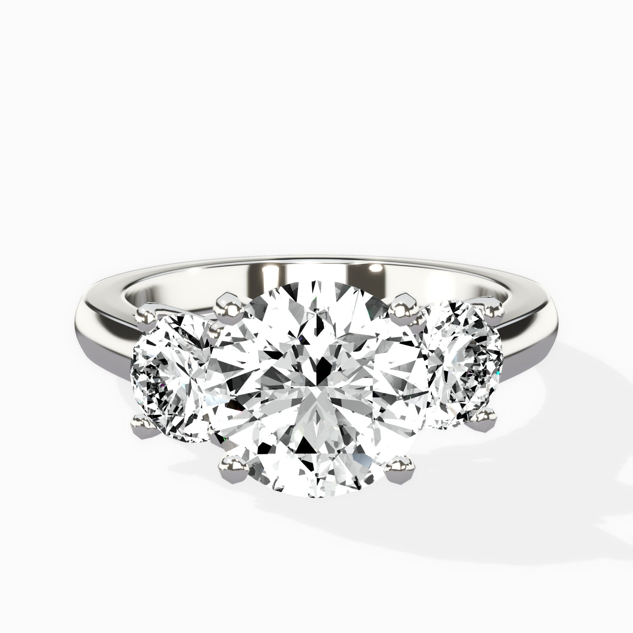 Signature Three Stone Engagement Ring - The Better Diamonds