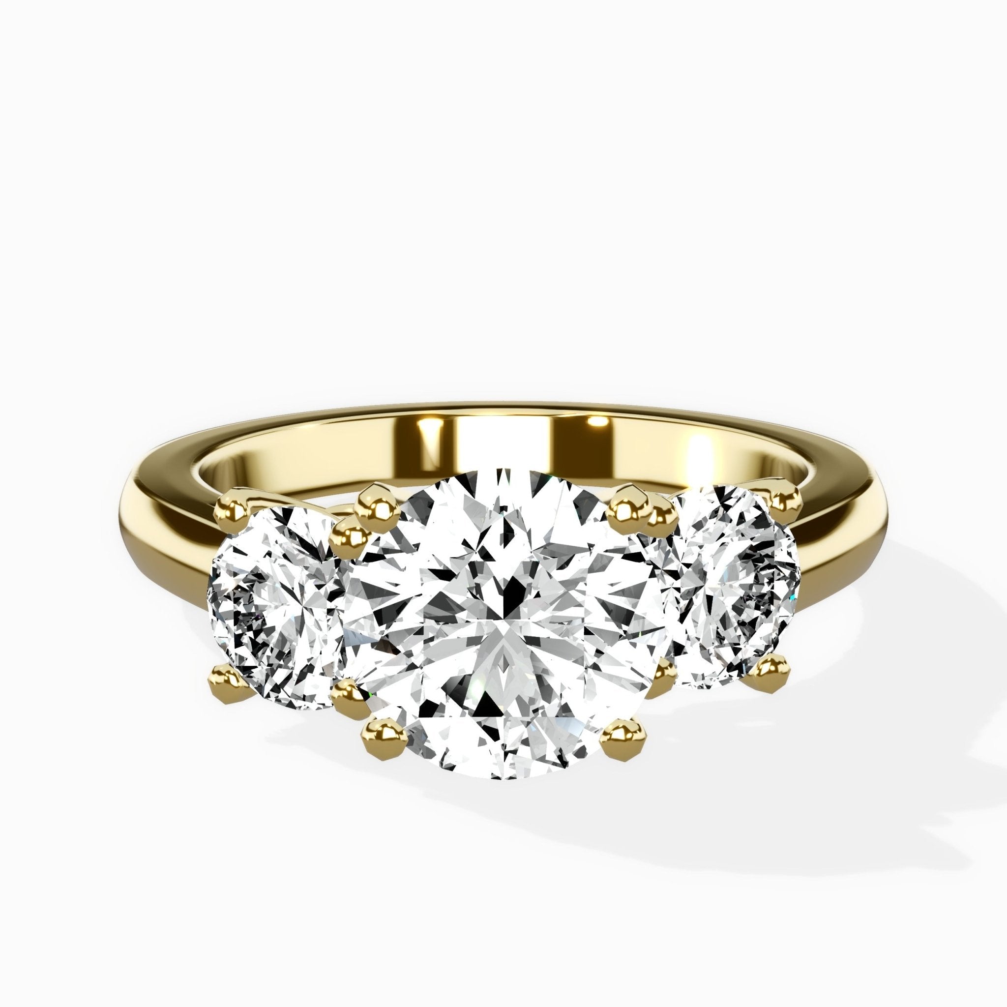 Signature Three Stone Engagement Ring - The Better Diamonds