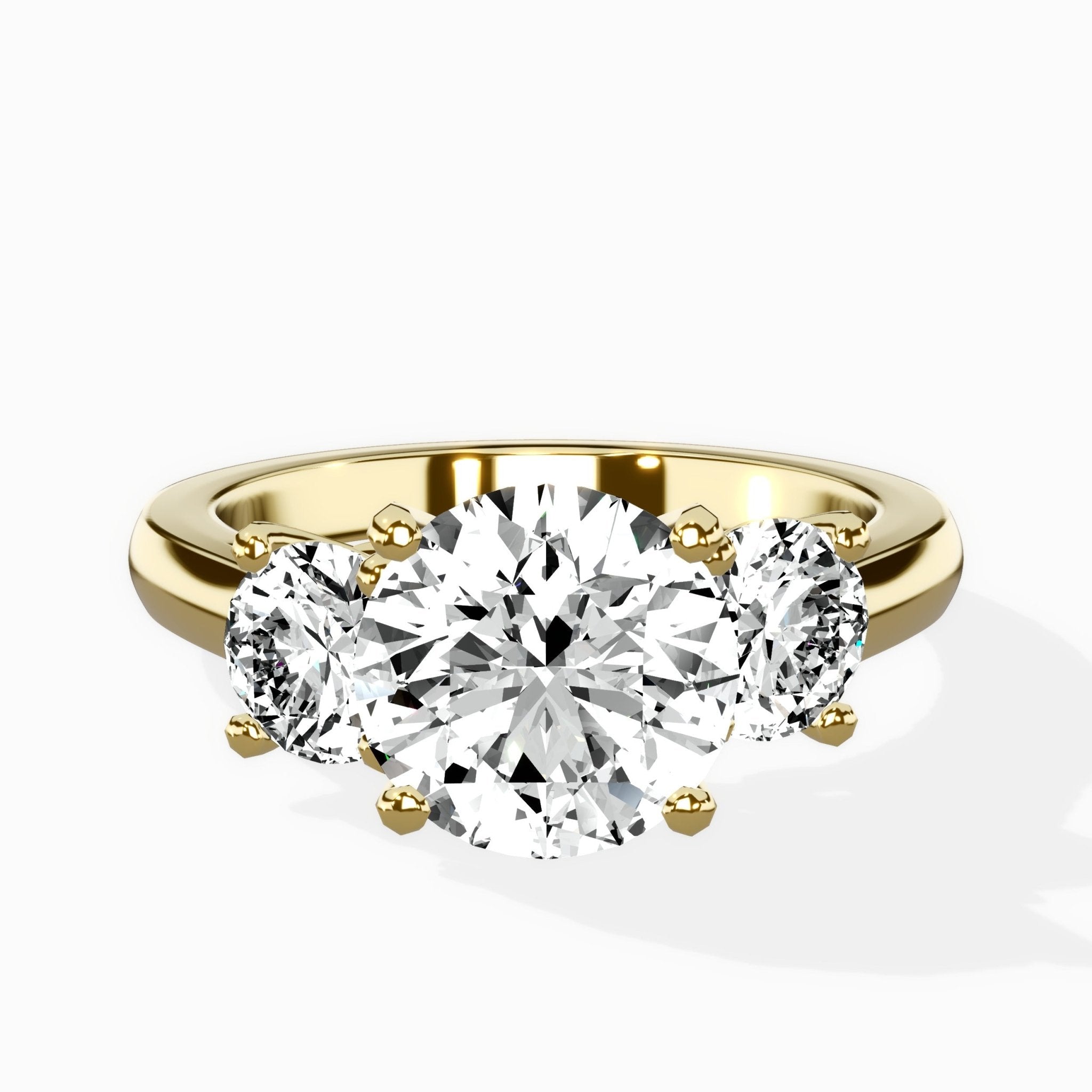 Signature Three Stone Engagement Ring - The Better Diamonds