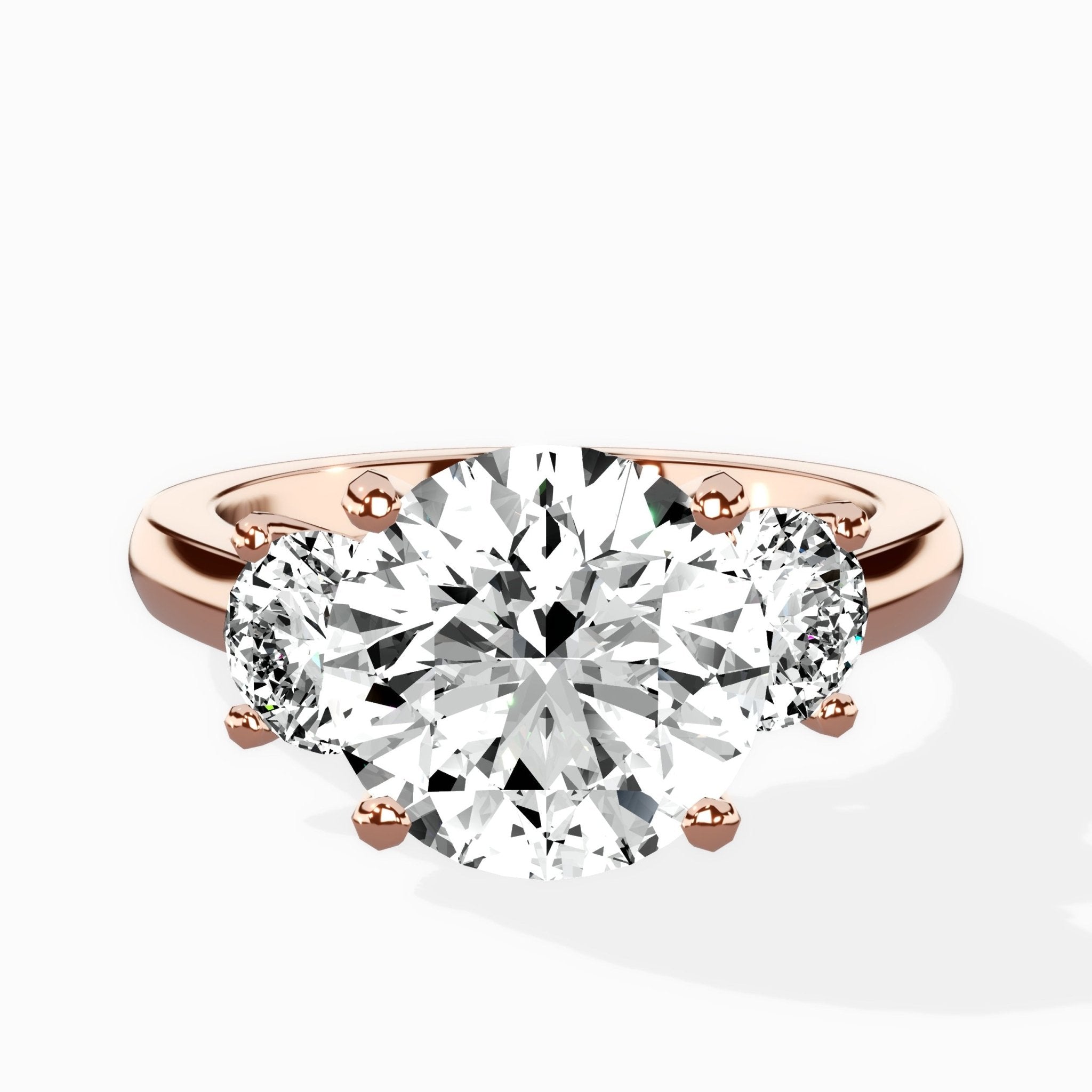 Signature Three Stone Engagement Ring - The Better Diamonds