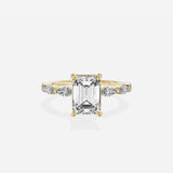 Marquise Band Solitaire Engagement Ring