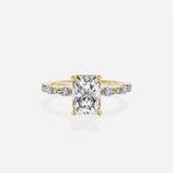 Marquise Band Solitaire Engagement Ring