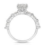 Marquise Solitaire Marquise Engagement Ring in White Gold