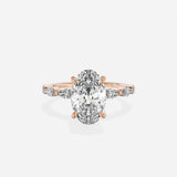 Marquise Band Solitaire Engagement Ring