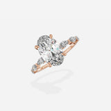 Marquise Band Solitaire Engagement Ring