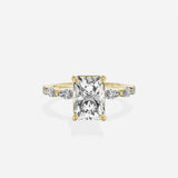 Marquise Band Solitaire Engagement Ring