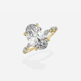 Marquise Band Solitaire Engagement Ring