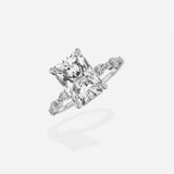 Marquise Band Solitaire Engagement Ring