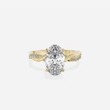 Intertwined Solitaire Engagement Ring